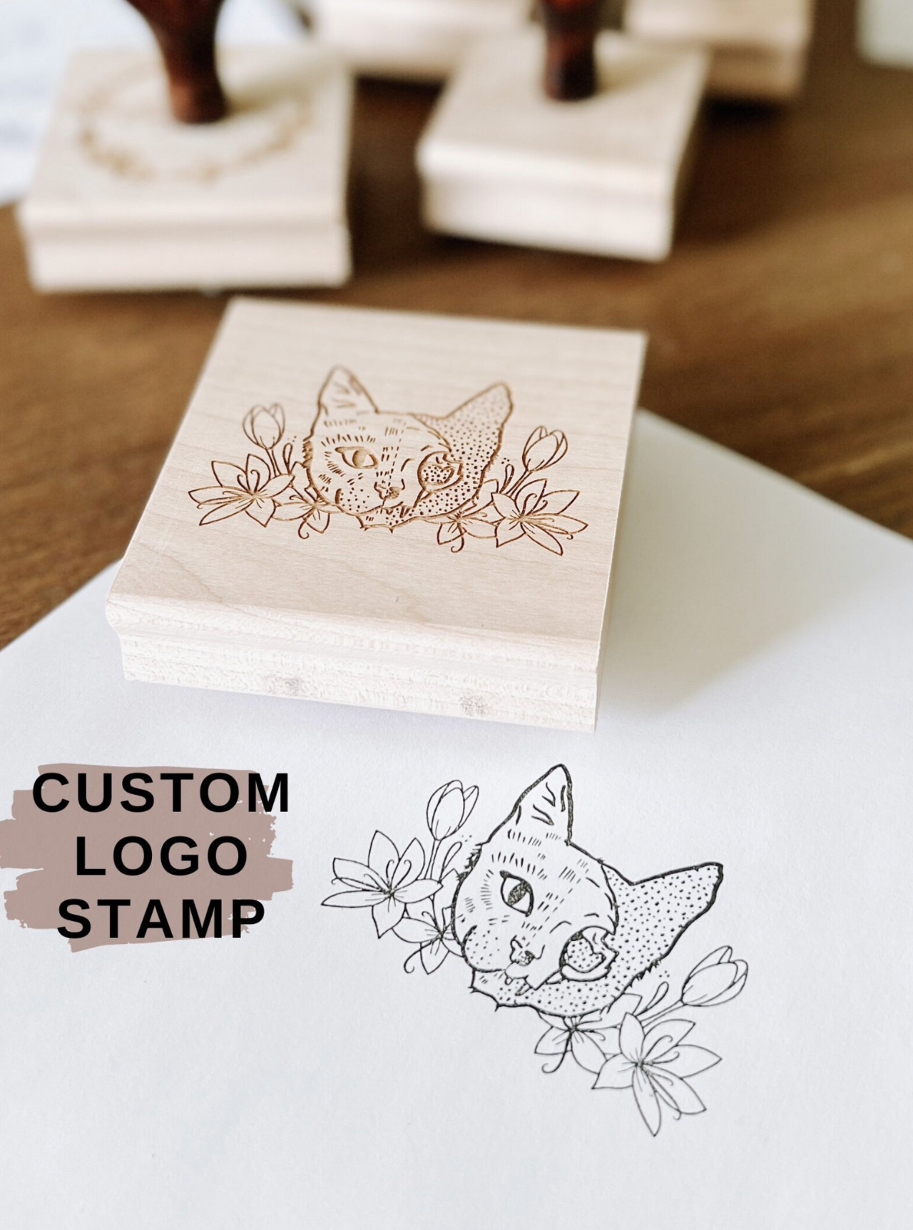 Custom Logo Stamp - Le Petit Laser