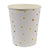 Gold Star Pattern Party Cups by Toot Sweet
