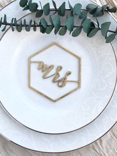 Mr. and Mrs. Place Settings