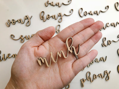 Personalized Laser Cut Names