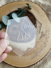 Wood Hexagon Place Cards