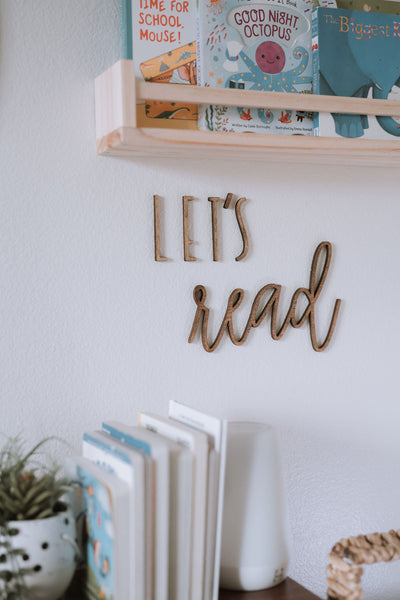 Let's read wall decor